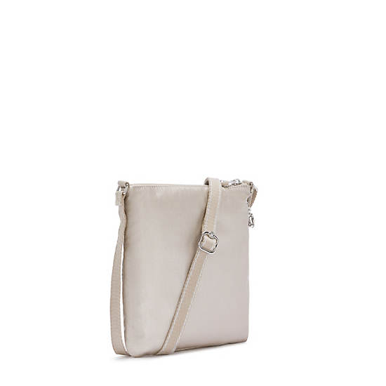 Kipling Keiko Metallic Crossbody Mini Bag Metallic Glow | CA 1334HA